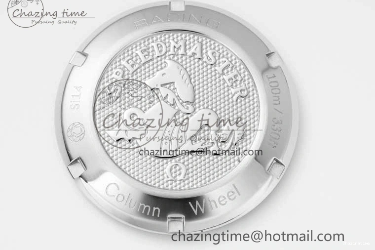 0503 Speedmaster Racing Master SS HKF Best Edition Black Dial on SS Bracelet A Versatile 7810